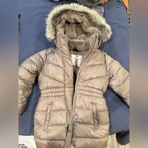 Kids Cozy Hooded Jacket - Gray
